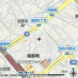 兵庫県加古川市加古川町篠原町173周辺の地図