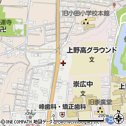 三重県伊賀市上野西大手町3724周辺の地図