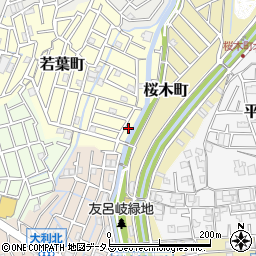 大阪府寝屋川市若葉町9-4周辺の地図