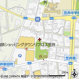 静岡県浜松市中央区笠井町1183周辺の地図