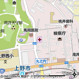 伊賀上野観光インフォメーションセンター周辺の地図