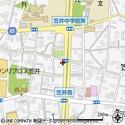 静岡県浜松市中央区笠井町999周辺の地図