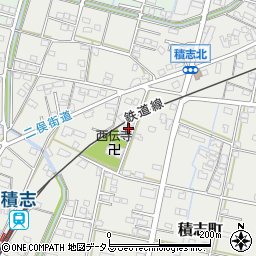静岡県浜松市中央区積志町761周辺の地図