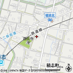 静岡県浜松市中央区積志町742周辺の地図
