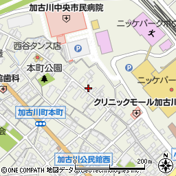 兵庫県加古川市加古川町本町428周辺の地図