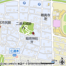 豊橋市役所　仁連木老人福祉センター周辺の地図