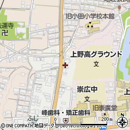 三重県伊賀市上野西大手町3723周辺の地図