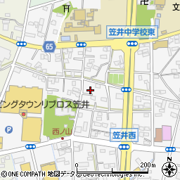 静岡県浜松市中央区笠井町1160周辺の地図