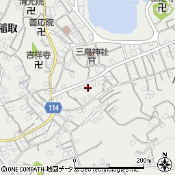 静岡中央銀行稲取支店周辺の地図