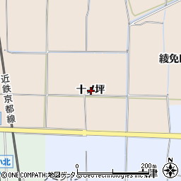 京都府相楽郡精華町下狛十ノ坪周辺の地図