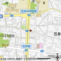 静岡県浜松市中央区笠井町1012周辺の地図