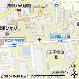 ファミリーマート摂津鳥飼店周辺の地図