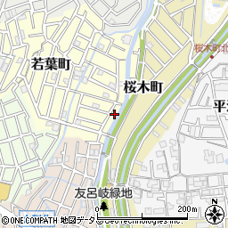 大阪府寝屋川市若葉町9-5周辺の地図