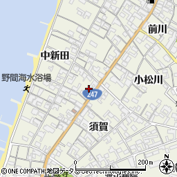 愛知県知多郡美浜町野間須賀99周辺の地図