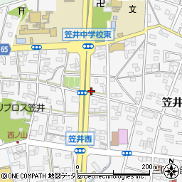 静岡県浜松市中央区笠井町1010周辺の地図