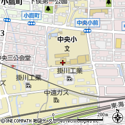 掛川市立中央小学校周辺の地図