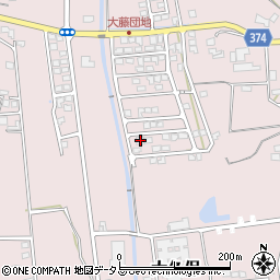 静岡県磐田市大久保734周辺の地図