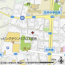 静岡県浜松市中央区笠井町1173周辺の地図