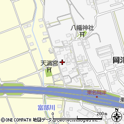 静岡県掛川市岡津366周辺の地図