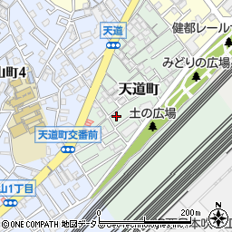 大阪府吹田市天道町7-3周辺の地図