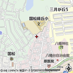 大阪府寝屋川市八幡台5-12周辺の地図