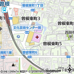 豊中市立文化芸術センター周辺の地図