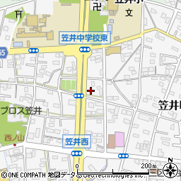 静岡県浜松市中央区笠井町1015周辺の地図