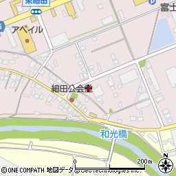 静岡県掛川市細田132-4周辺の地図