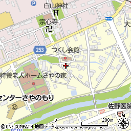 静岡県掛川市長谷周辺の地図