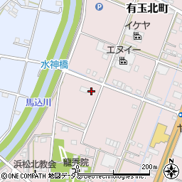 静岡県浜松市中央区有玉北町606周辺の地図