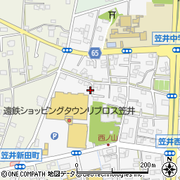 静岡県浜松市中央区笠井町1186周辺の地図