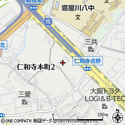 入江運輸倉庫仁和寺倉庫周辺の地図