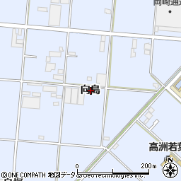 愛知県豊橋市高洲町向島周辺の地図