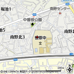 兵庫県伊丹市南野北周辺の地図