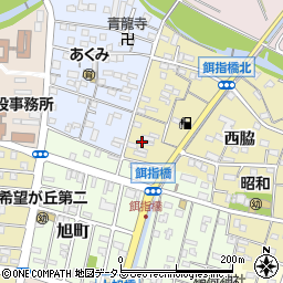 愛知県豊橋市東田町西脇30周辺の地図