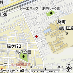 静岡県掛川市葵町18周辺の地図
