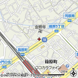 兵庫県加古川市加古川町篠原町186周辺の地図