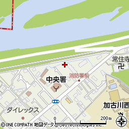 兵庫県加古川市加古川町本町189周辺の地図
