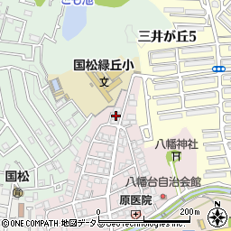 大阪府寝屋川市八幡台5-6周辺の地図