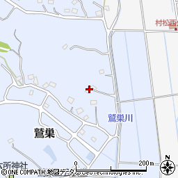 静岡県袋井市鷲巣1406周辺の地図