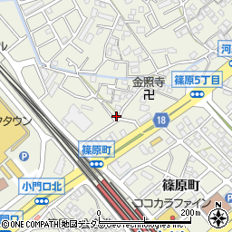 兵庫県加古川市加古川町篠原町208-3周辺の地図