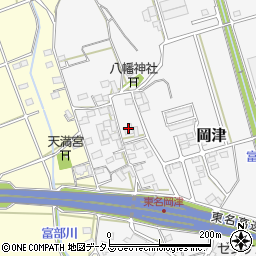 静岡県掛川市岡津382周辺の地図