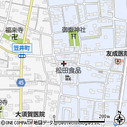 静岡県浜松市中央区豊町2700周辺の地図