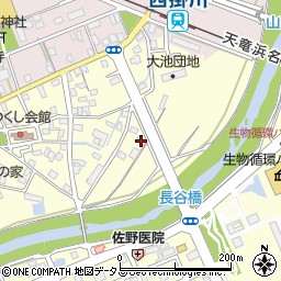 静岡県掛川市長谷489-1周辺の地図