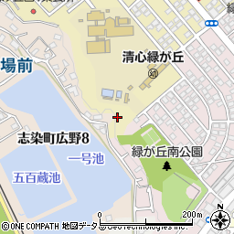 兵庫県三木市緑が丘町西1丁目110周辺の地図