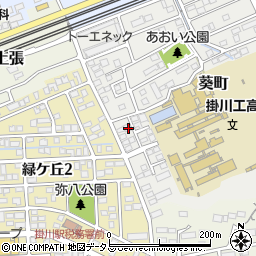 静岡県掛川市葵町18-5周辺の地図