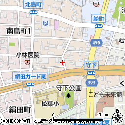 愛知県豊橋市大橋通3丁目周辺の地図