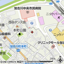 兵庫県加古川市加古川町本町441周辺の地図
