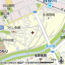 静岡県掛川市長谷316周辺の地図