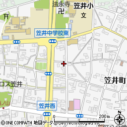 静岡県浜松市中央区笠井町1019周辺の地図